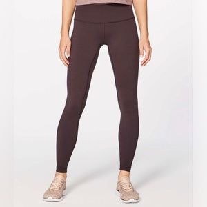 lululemon athletica maroon Leggings